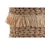 Set di vasi da fiori Home ESPRIT Marrone Rafia Cemento Tropicale 23 x 22 x 25 cm - Augustea Shop