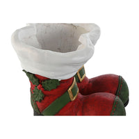Vaso Home ESPRIT Bianco Rosso Verde Magnesio Babbo Natale 30 x 35 x 30 cm Natale - Augustea Shop