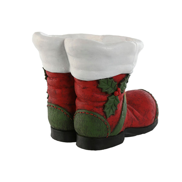 Vaso Home ESPRIT Bianco Rosso Verde Magnesio Babbo Natale 30 x 35 x 30 cm Natale - Augustea Shop
