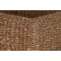 Set di vasi da fiori Home ESPRIT Naturale Metallo Fibra naturale 40 x 40 x 70 cm (3 Pezzi) - Augustea Shop