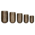 Vaso Home ESPRIT Rame Alluminio Moderno 50 x 50 x 89 cm 50 x 51 x 89 cm