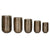 Vaso Home ESPRIT Rame Alluminio Moderno 50 x 50 x 89 cm 50 x 51 x 89 cm - Augustea Shop