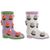 Vaso Home ESPRIT Bianco Lilla Dolomite Stivale 21 x 11 x 22 cm (2 Unità) - Augustea Shop