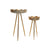 Set di vasi da fiori Home ESPRIT Dorato Metallo Arabo 46 x 46 x 84,5 cm (2 Pezzi) - Augustea Shop