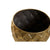 Set di vasi da fiori Home ESPRIT Dorato Metallo Moderno 41 x 41 x 41,5 cm (3 Pezzi)