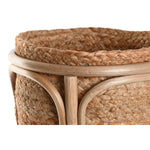 Set di vasi da fiori Home ESPRIT Naturale vimini Fibra 28 x 28 x 38 cm (2 Pezzi) - Augustea Shop