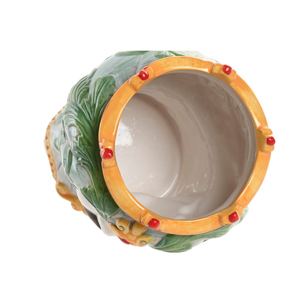 Vaso Home ESPRIT Verde Multicolore Porcellana 15 x 15 x 26.5 cm (2 Unità) - Augustea Shop