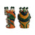 Vaso Home ESPRIT Verde Multicolore Porcellana 20 x 20 x 32 cm (2 Unità) - Augustea Shop