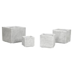 Vaso Home ESPRIT Grigio Magnesio 37 x 37 x 31,5 cm (4 Unità) - Augustea Shop