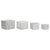 Vaso Home ESPRIT Grigio Magnesio 37 x 37 x 31,5 cm (4 Unità) - Augustea Shop