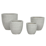 Vaso Home ESPRIT Grigio Magnesio 44 x 44 x 43 cm (4 Unità) - Augustea Shop