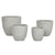 Vaso Home ESPRIT Grigio Magnesio 44 x 44 x 43 cm (4 Unità) - Augustea Shop