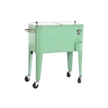 Frigo Portatile Home ESPRIT Verde Acciaio polipropilene 56 L 74 x 43 x 80 cm