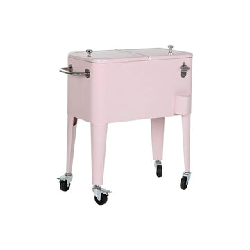 Frigo Portatile Home ESPRIT Rosa Acciaio polipropilene 74 x 43 x 80 cm
