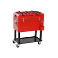 Frigo Portatile Home ESPRIT Nero Rosso Metallo 71 x 62 x 85 cm