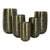 Vaso Home ESPRIT Rame Alluminio Moderno 50 x 50 x 89 cm 51,5 x 51,5 x 91 cm (5 Unità) - Augustea Shop