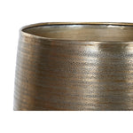 Vaso Home ESPRIT Dorato Argentato Alluminio Moderno 35 x 35 x 63 cm (2 Pezzi) - Augustea Shop