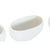 Vaso Home ESPRIT Bianco Alluminio 54 x 24 x 36 cm 54 x 25 x 36 cm (5 Unità) - Augustea Shop