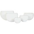 Vaso Home ESPRIT Bianco Alluminio 54 x 24 x 36 cm 54 x 25 x 36 cm (5 Unità)