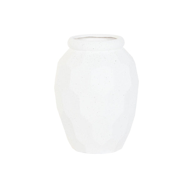 Vaso Home ESPRIT Bianco Magnesio Moderno 43 x 43 x 80 cm - Augustea Shop