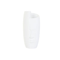 Vaso Home ESPRIT Bianco Magnesio Moderno Viso 42 x 42 x 110 cm - Augustea Shop