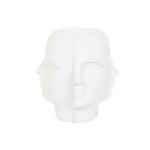 Vaso Home ESPRIT Bianco Magnesio Moderno Viso 49 x 49 x 50 cm - Augustea Shop