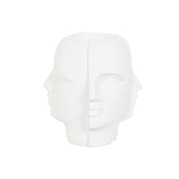 Vaso Home ESPRIT Bianco Magnesio Moderno Viso 49 x 49 x 50 cm - Augustea Shop
