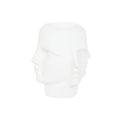 Vaso Home ESPRIT Bianco Magnesio Moderno Viso 49 x 49 x 50 cm