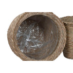 Vaso Home ESPRIT Marrone Fibra Città 70 x 70 x 58 cm (7 Unità) - Augustea Shop