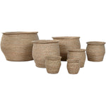 Vaso Home ESPRIT Marrone Fibra Città 70 x 70 x 58 cm (7 Unità) - Augustea Shop
