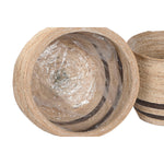 Vaso Home ESPRIT Marrone Fibra Arabo 60 x 60 x 52 cm (4 Unità) - Augustea Shop