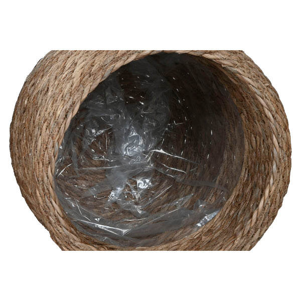 Vaso Home ESPRIT Marrone Fibra Città 42 x 42 x 39 cm (3 Pezzi) - Augustea Shop
