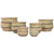 Vaso Home ESPRIT Marrone Verde Fibra Arabo 44 x 44 x 33 cm (6 Unità) - Augustea Shop