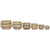 Vaso Home ESPRIT Marrone Verde Fibra Arabo 44 x 44 x 33 cm (6 Unità) - Augustea Shop