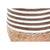Vaso Home ESPRIT Marrone Bicolore Fibra Città 31 x 31 x 49 cm (3 Pezzi) - Augustea Shop
