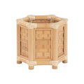 Vaso Home ESPRIT Bambù Rattan Tropicale 46 x 40 x 40 cm