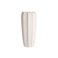 Vaso Home ESPRIT Bianco Fibra Mediterraneo