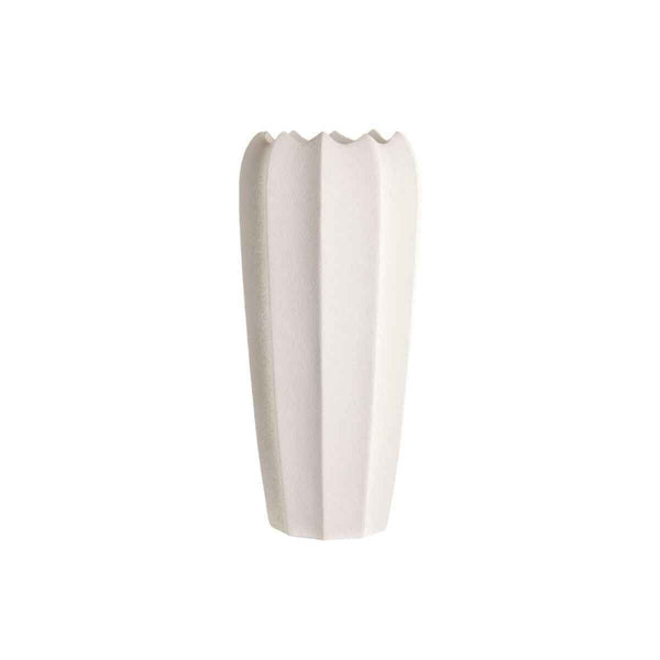 Vaso Home ESPRIT Bianco Fibra Mediterraneo