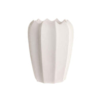 Vaso Home ESPRIT Bianco Fibra Mediterraneo