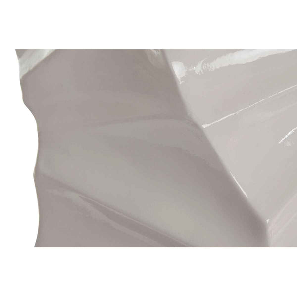 Vaso Home ESPRIT Bianco Fibra Moderno