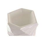 Vaso Home ESPRIT Bianco Fibra Moderno