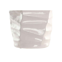 Vaso Home ESPRIT Bianco Fibra Moderno