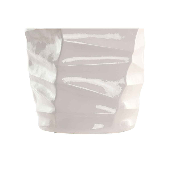 Vaso Home ESPRIT Bianco Fibra Moderno