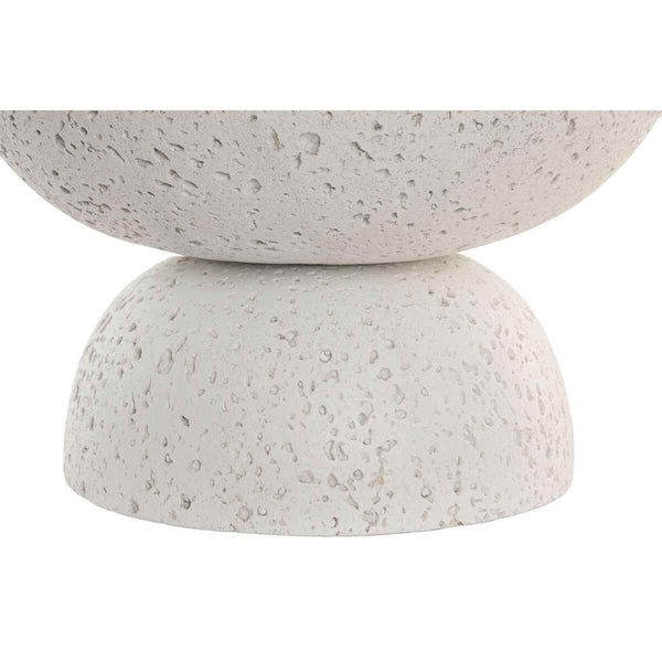 Vaso Home ESPRIT Bianco Fibra Mediterraneo