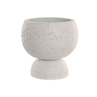 Vaso Home ESPRIT Bianco Fibra Mediterraneo