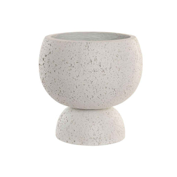 Vaso Home ESPRIT Bianco Fibra Mediterraneo
