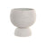 Vaso Home ESPRIT Bianco Fibra Mediterraneo
