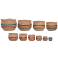 Vaso Home ESPRIT Multicolore Fibra Arabo