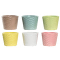 Planter Home ESPRIT Yellow Blue Green Pink 12 x 12 x 10 cm