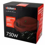 Piastra Grill Elettrica Küken 33790 Rosso 750 W - Augustea Shop